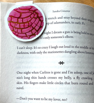 Pink Concha Magnetic Bookmark