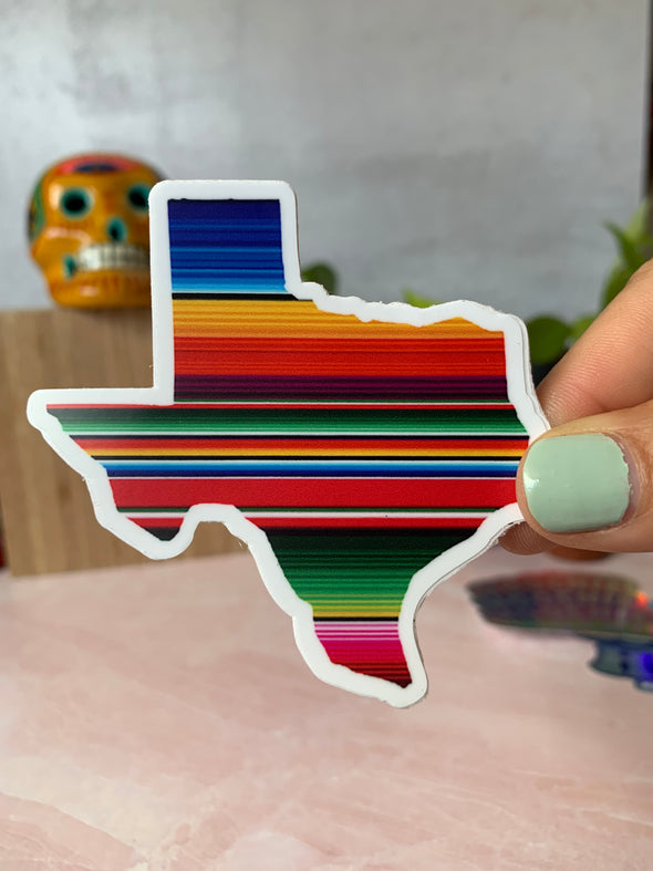 Large Texas Serape Sticker