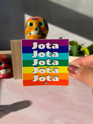 Jota Rainbow Sticker