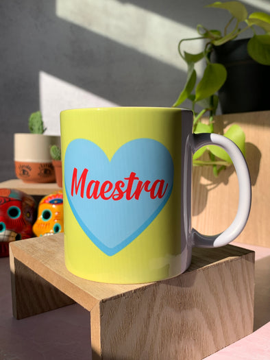 Maestra Valentine Mug