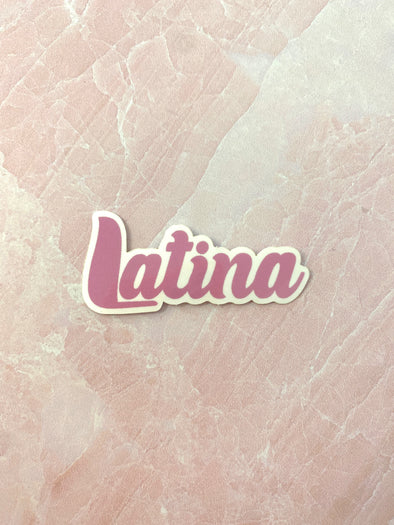 Lilac Latina Sticker