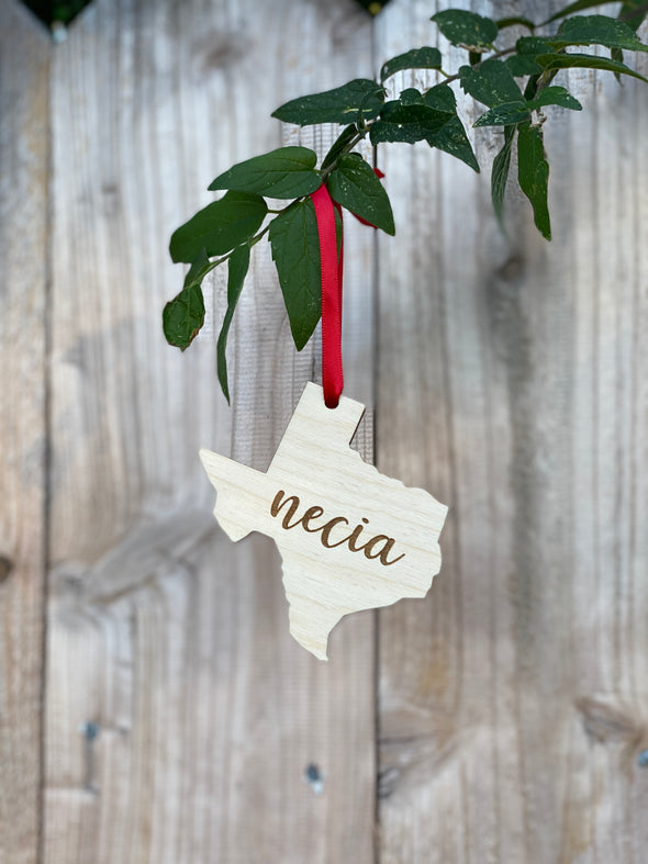 Necia Texas Ornament