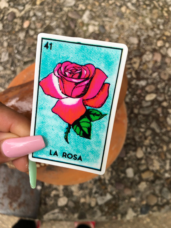 La Rosa Loteria Sticker