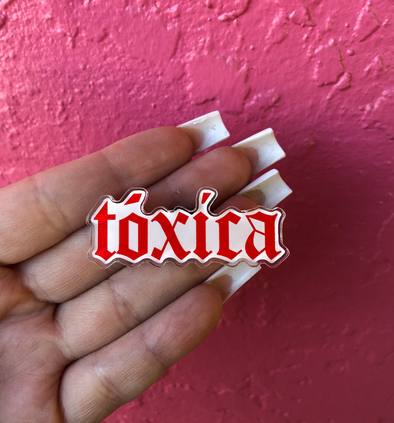 TOXICA Acrylic Pin