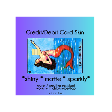 Loteria Mexicana Credit  / Debit Card Skin