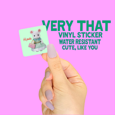 Hi Puta Ternurin Sticker