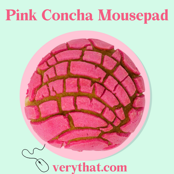Pink Concha Mousepad