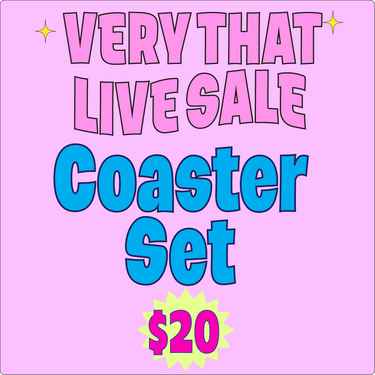 Coaster Set  Live Sale 5/29/25!!