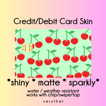 Cherries debit / credit skin