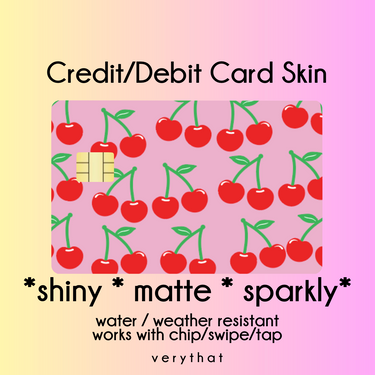 Cherries debit / credit skin