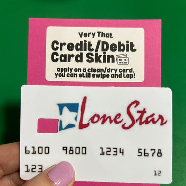 Lone Star Credit / Debit Card Skin