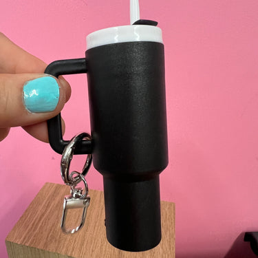 Mini Stanley Keychain with Storage for Lipstick Pills or Cash!