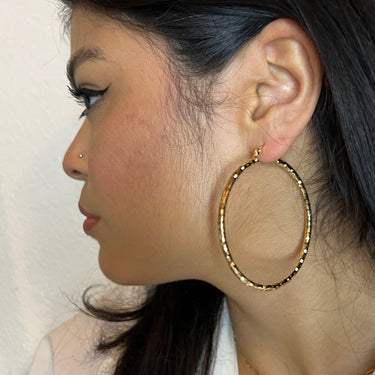 Classic Gold Hoops (18k Gold Plated)