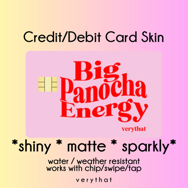 Big panocha energy debit / credit skin