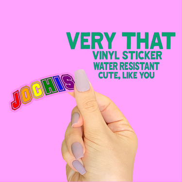 Jochis University Rainbow Sticker