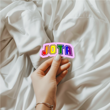 Jota University Rainbow Sticker