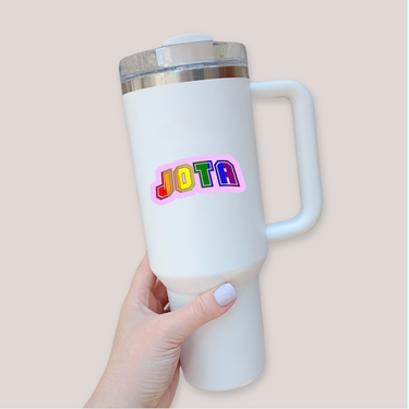 Jota University Rainbow Sticker