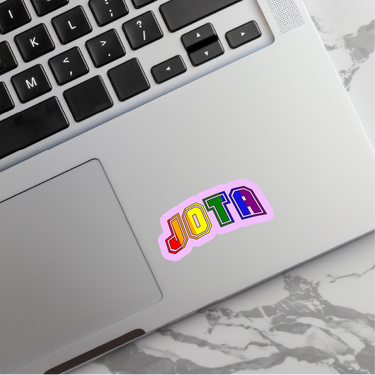 Jota University Rainbow Sticker