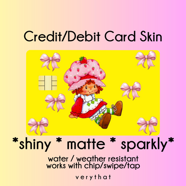 Strawberry Girl debit / credit skin
