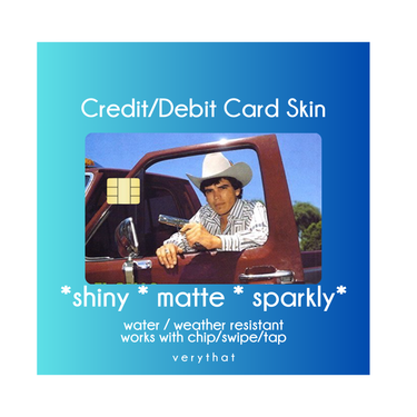 Chalino Sanchez Credit  / Debit Card Skin