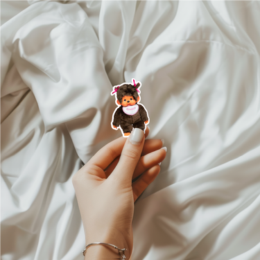 Monchichi Girl Sticker