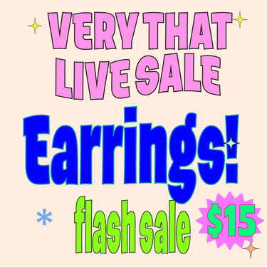 Earrings Flash Sale Live Sale 5/29/25!!