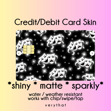 Y2K smile now cry later debit / credit skin