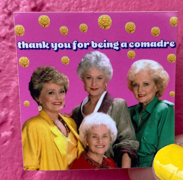 Comadres | Golden Girls 2x2 Sticker