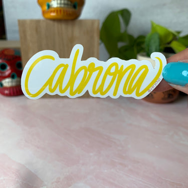Yellow Cabrona Sticker