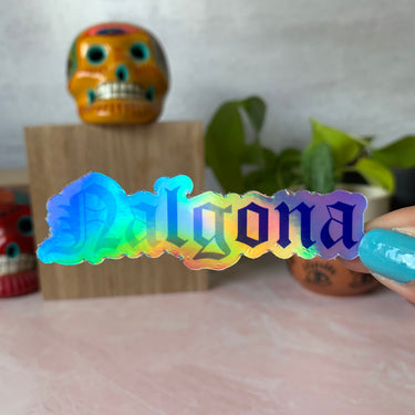 Nalgona Holographic Water Resistant Sticker