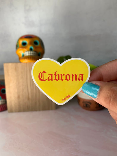 Cabrona Conversation Heart Sticker