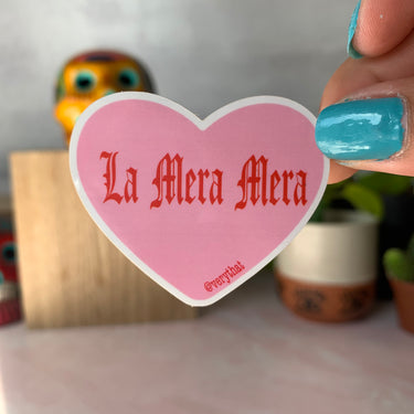 La Mera Mera Conversation Heart Sticker