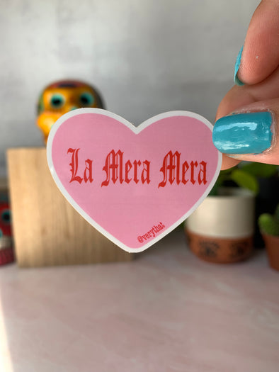 La Mera Mera Conversation Heart Sticker