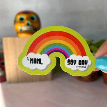 Mami Soy Gay Rainbow Sticker