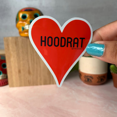 Hoodrat Heart Sticker