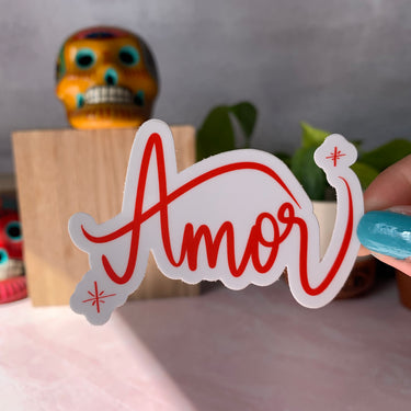 Amor Cursive Sticker