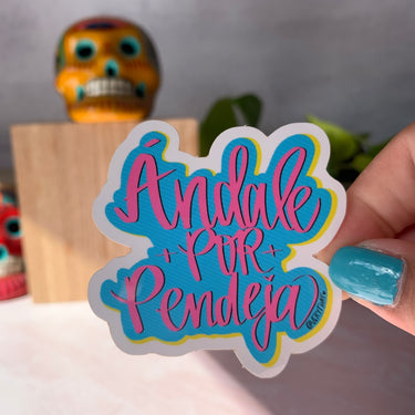 Andale Por Pendeja Cloud Sticker