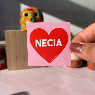 Necia Heart Sticker