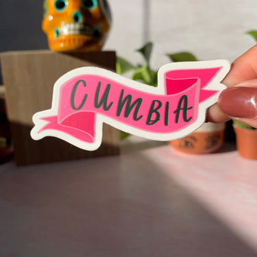 Cumbia Ribbon Sticker