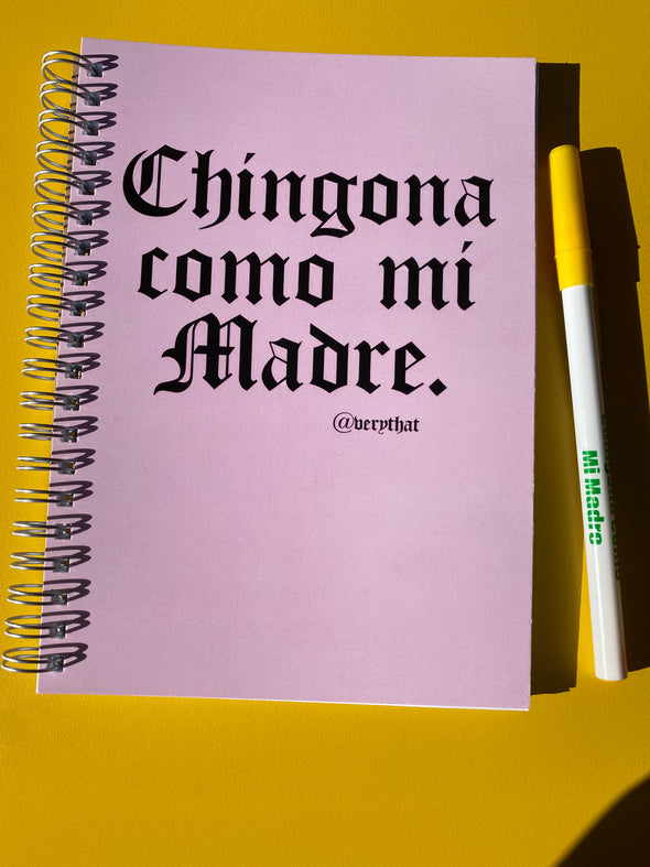 Chingona Como Mi Madre Notebook