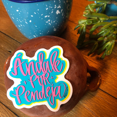 Andale Por Pendeja Cloud Sticker