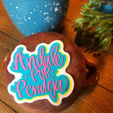 Andale Por Pendeja Cloud Sticker