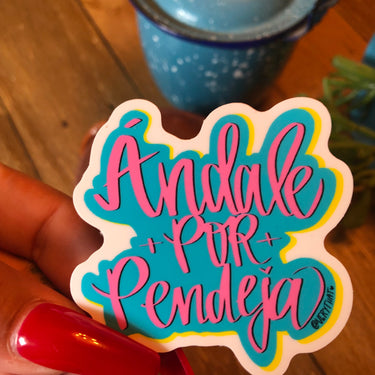 Andale Por Pendeja Cloud Sticker