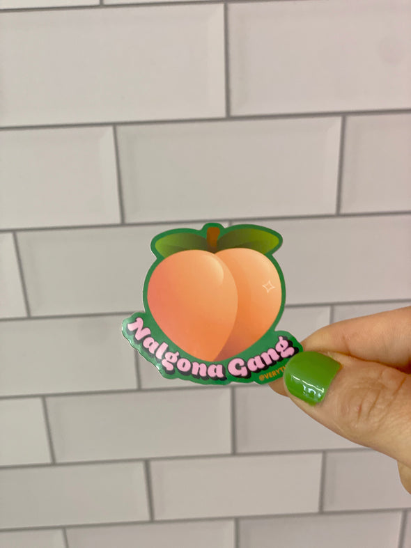 Nalgona Gang Peach Sticker