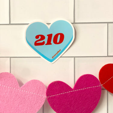 210 Conversation Heart Sticker