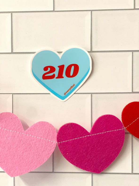210 Conversation Heart Sticker