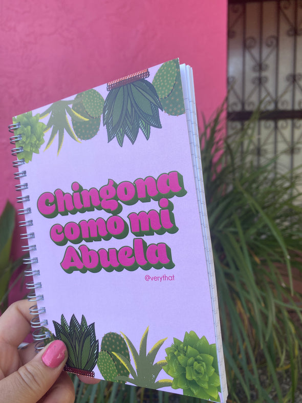 Chingona Como Mi Abuela Notebook (new)