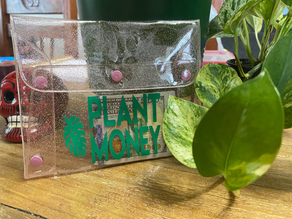 Plant Money Clutch