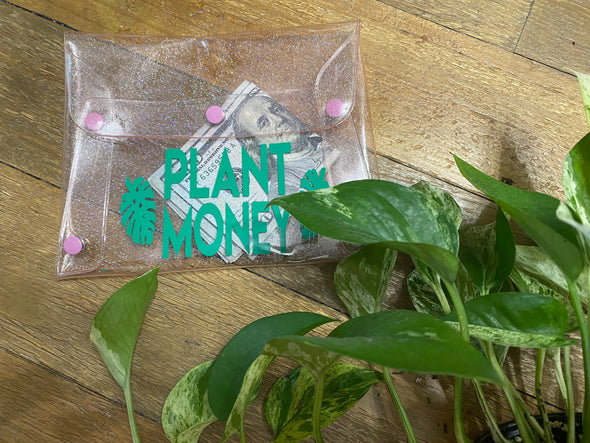 Plant Money Clutch