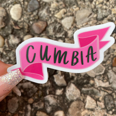 Cumbia Ribbon Sticker